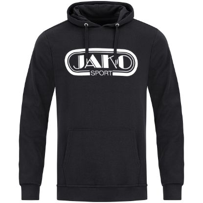 Afbeeldingen van Sweater met kap Retro zwart