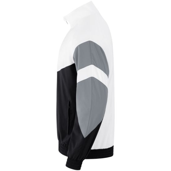 Afbeeldingen van Vest Retro zwart/wit/steengrijs